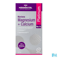 Afbeelding in Gallery-weergave laden, Mannavital Magnesium + Calcium Mariene V-caps 120
