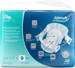 Attends Slip Active 9 Medium 1x28