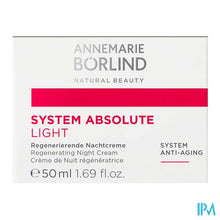 Afbeelding in Gallery-weergave laden, Annemarie Borlind S.a. A/aging Nachtcr. Light 50ml
