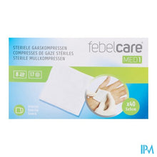 Afbeelding in Gallery-weergave laden, Febelcare Med1 Steriele Gaaskompres 5,0x5,0cm 40x1

