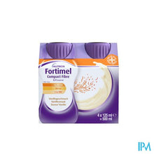 Afbeelding in Gallery-weergave laden, Fortimel Compact Fiber 2.4kcal Vanille 4x125ml
