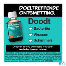 Afbeelding in Gallery-weergave laden, Iso Betadine 1% Nf Mondwater 200ml Ready To Use
