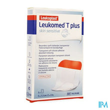 Load image into Gallery viewer, Leukomed T Plus Skin Sens. 7,2cmx5cm 5 7617800
