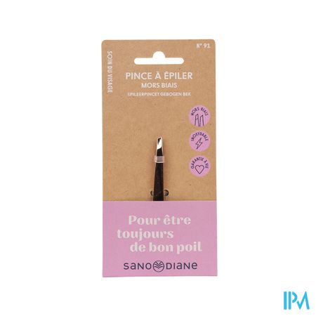 Sanodiane 91 Epileerpincet Gebogen Bek Roze