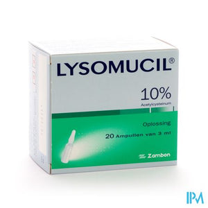 Lysomucil 10% Amp 20 X 300mg/3ml