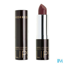 Afbeelding in Gallery-weergave laden, Korres Km Morello Creamy Lipstick 23 Natural Purpl
