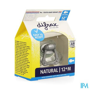 Difrax Fopspeen Natural 12m+