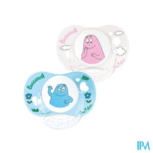 Load image into Gallery viewer, Luc&lea Duo Fopspeen Phys 0-6m Barbapapa Ring 2
