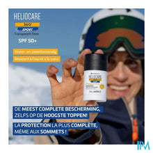 Afbeelding in Gallery-weergave laden, Heliocare 360 Sport Transparant Stick Spf50+ 25g
