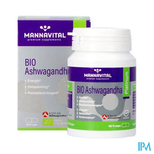 Afbeelding in Gallery-weergave laden, Mannavital Ashwagandha V-caps 60
