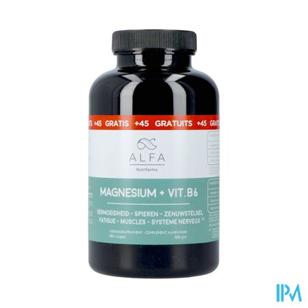 Alfa Magnesium + Vit B6 V-caps 180