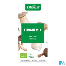 Load image into Gallery viewer, Purasana Funghi Mix 210mg Bio V-caps 60
