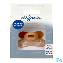 Load image into Gallery viewer, Difrax Fopspeen Natural Newborn Uni Caramel
