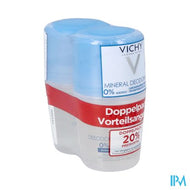 Vichy Deo Mineraal Roller 48u Duo 2x40ml