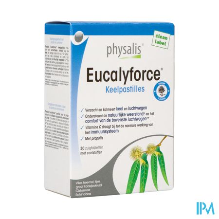 Physalis Eucalyforce Keelpastilles 30