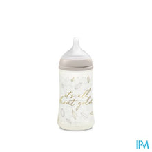 Afbeelding in Gallery-weergave laden, Suavinex Gold Bottle Silicone Slow Flow 270ml Grey
