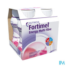 Afbeelding in Gallery-weergave laden, Fortimel Energy Multi Fibre Aardbei 4x200ml
