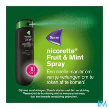 Afbeelding in Gallery-weergave laden, Nicorette Fruit&mint 1mg Mondspray Suikervr. 2x150
