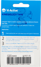Afbeelding in Gallery-weergave laden, K-Active Tape Neutral 5,0cm x 5m
