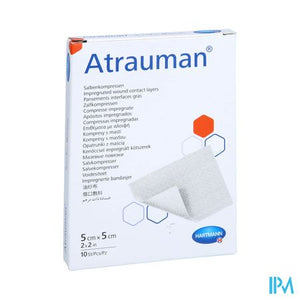 Atrauman 5x5cm St. 10 P/s