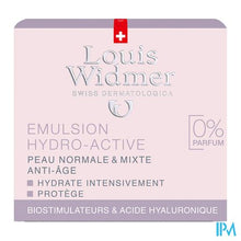 Load image into Gallery viewer, Widmer Dag Hydro-active Emulsie N/parf Pot 50ml
