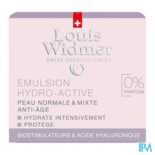 Afbeelding in Gallery-weergave laden, Widmer Dag Hydro-active Emulsie N/parf Pot 50ml
