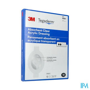 Tegaderm 3m Absorb.transp Ster 11,1x12,7cm 5 90801