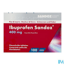 Afbeelding in Gallery-weergave laden, Ibuprofen Sandoz 400mg Filmomh Tabl 100
