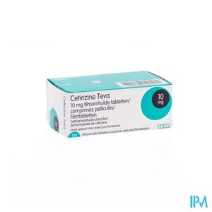 Cetirizine Teva 10mg Filmomh Tabl 100