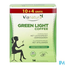 Afbeelding in Gallery-weergave laden, Vianatura Green Light Coffee Zakje 10+4 Gratis
