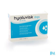 Hyaluvisk Drops Kunsttranen Hond-kat 20x0,5ml