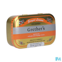 Charger l'image dans la galerie, Grether's Suikervrij Pastilles Gember-citroen 110g
