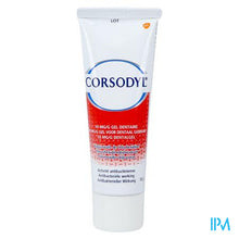 Load image into Gallery viewer, Corsodyl 10mg/g Tandgel Tube 50g
