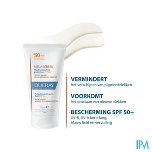 Ducray Melascreen Fluide A/pigmentvlek Spf50+ 50ml