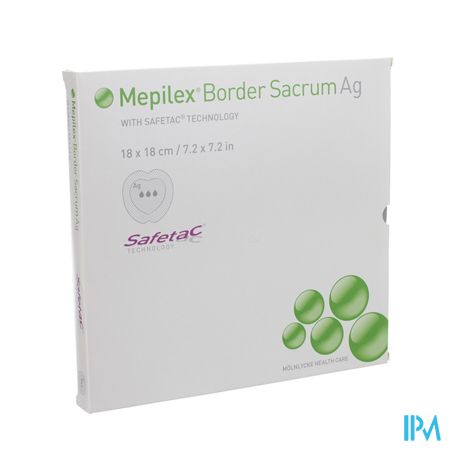 Mepilex Border Ag Sacrum Ster 18,0x18,0 5 382000