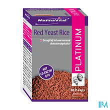 Charger l'image dans la galerie, Mannavital Rode Rijst Gefermenteerd+co Enzyme Q10
