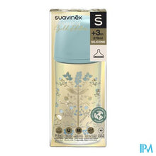 Afbeelding in Gallery-weergave laden, Suavinex Gold Bottle Silicone Slow Flow 270ml Blue
