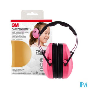 Peltor Hearing Protector Kid Neon Pink 1