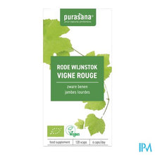 Load image into Gallery viewer, Purasana Rode Wijnstok 300mg Bio V-caps 120
