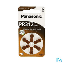 Load image into Gallery viewer, Panasonic Batterij Oorapparaat Pr 312h 6
