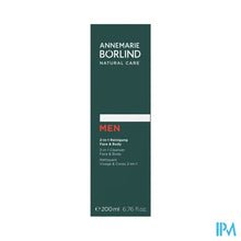 Afbeelding in Gallery-weergave laden, Annemarie Borlind Men 2in1 Cleans. Face Body 200ml

