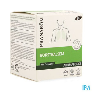 Pranarom Aromaforce Bio Borstbalsem Tube 80ml