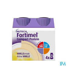Afbeelding in Gallery-weergave laden, Fortimel Compact Protein Vanille 4x125ml
