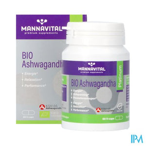 Mannavital Ashwagandha V-caps 60