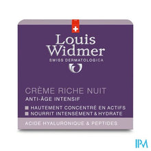 Load image into Gallery viewer, Widmer Iaa Rijke Nachtcreme Parf Pot 50ml
