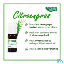 Afbeelding in Gallery-weergave laden, Phytosun Citroengras Fr-bio-01 10ml
