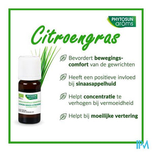 Phytosun Citroengras Fr-bio-01 10ml