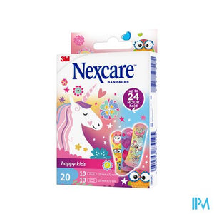 Nexcare Happy Kids Girls 20