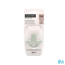 Afbeelding in Gallery-weergave laden, Suavinex Essence Soother Sili. Flat 0-6m Green
