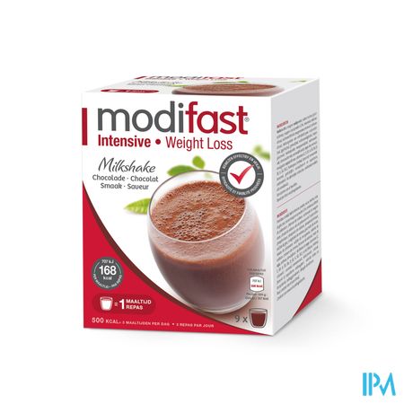 Modifast Intensive Milkshake Chocola Zakje 9